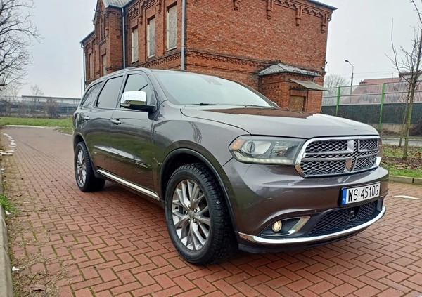 Dodge Durango cena 89000 przebieg: 221826, rok produkcji 2014 z Siedlce małe 232